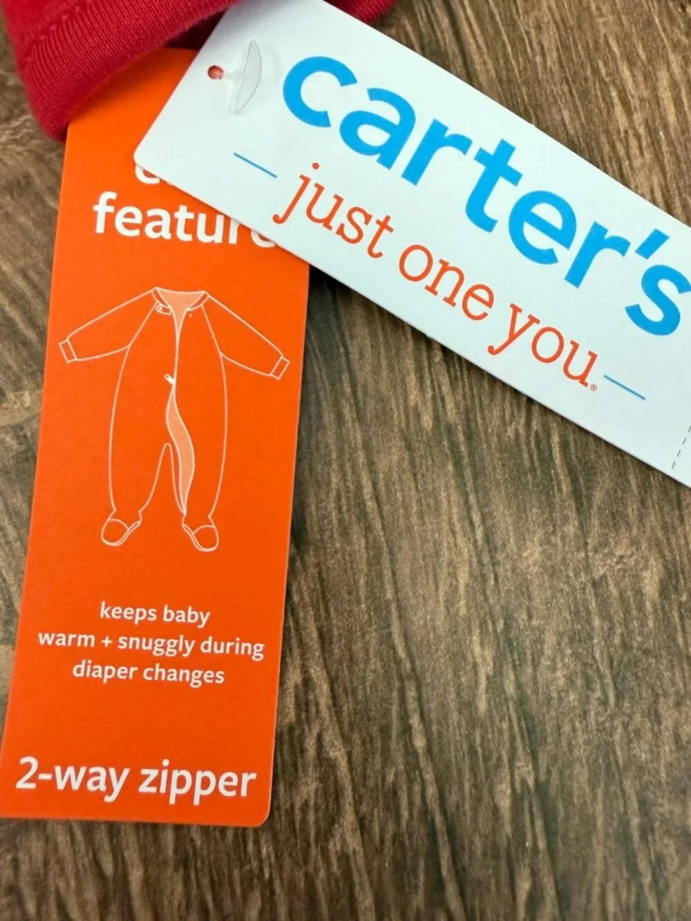 NWT Carter's Reindeer Fleece Sleeper Newborn